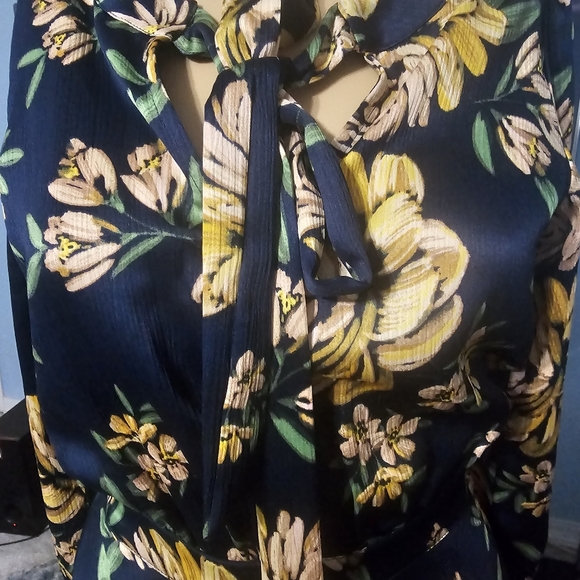 Jessica Simpson Davina Cut Silk Floral Mini Dress Size XS NWT - Picture 13 of 13